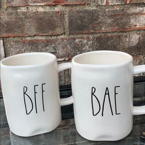 *Offers welcomed*Rae Dunn BFF/BAE mugs